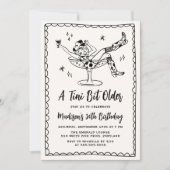 ちょっと大人な誕生日パーティーのお知らせ 招待状 (正面)