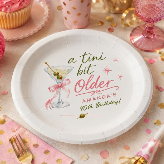 ちょっと大人になったお誕生日の紙皿 ペーパープレート