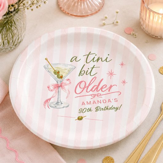 ちょっと大人になったお誕生日紙皿 ペーパープレート