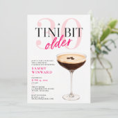 ちょっと大人になったかな 30歳の誕生日カクテル 招待状 (スタンド正面)