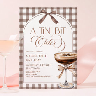ちょっと大人になったエスプレッソマティーニの誕生日パーティー 招待状