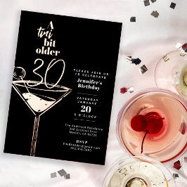 ちょっと大人になった?30歳の誕生日パーティー 箔招待状