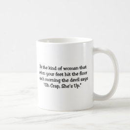ちょっと女性が…あって下さい コーヒーマグカップ