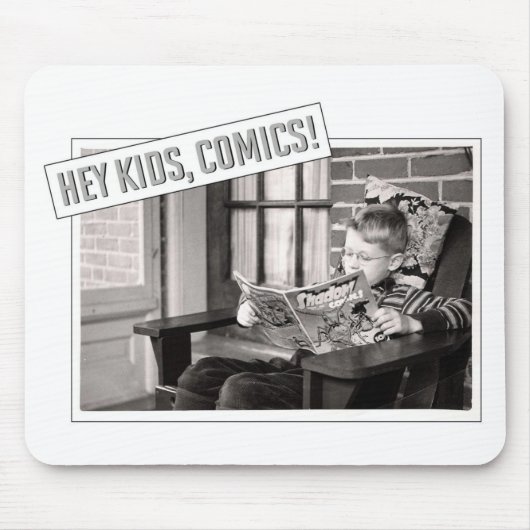 ちょっと子供、漫画! マウスパッド (正面)
