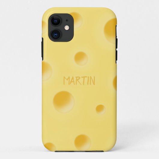 ちょっと安い!スイスチーズパーソナライズされたかわいい Case-Mate iPhoneケース (裏面)