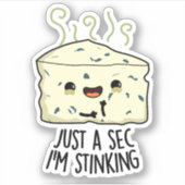 ちょっと待ってチーズパおもしろいン臭い シール (正面)