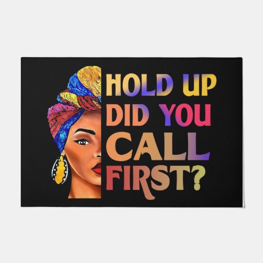 ちょっと待って最初に言ったクールの女の子 ドアマット (正面)