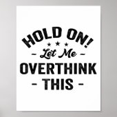 ちょっと待って私にこの皮肉なおもしろいグラフを考え直せ ポスター (正面)