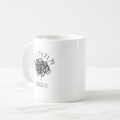 ちょっと待って、考えさせて – 面白い同僚 コーヒーマグカップ (正面左)