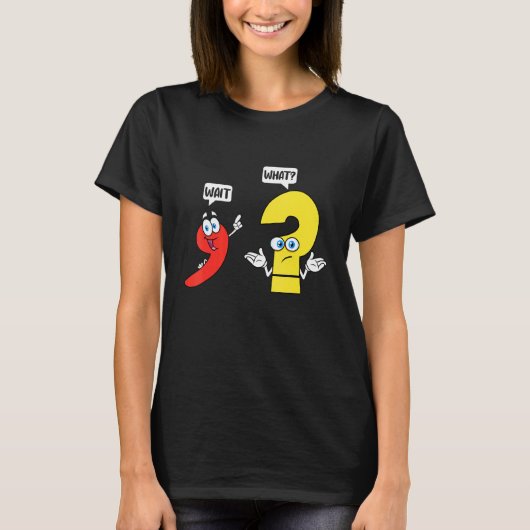 ちょっと待って!英語教師 文法 コスチューム 英語 Tシャツ (正面)