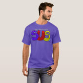 ちょっと怪しいSUSゲーマーインポスター ミーム Tシャツ (正面フル)