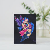 「ちょっと恥ずかしがり屋」のはがき ポストカード (スタンド正面)