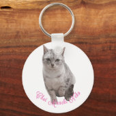 ちょっと招き猫 キーホルダー (正面)