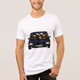 "ちょっと斜めってるよね" トライブレンドTシャツ