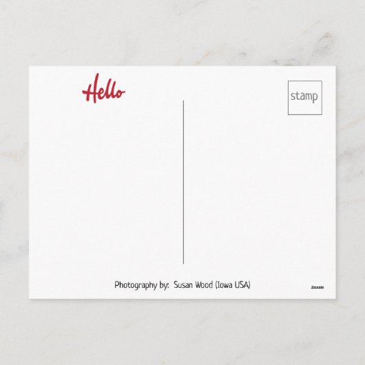 ちょっと立ち寄って挨拶をする シーズンポストカード (裏面)