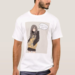 ちょっと考え事してただけTシャツ|寿司娘 generativeai Tシャツ