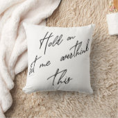 ちょっと考え過ぎさせてくれ クッション (ブランケット)