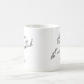 ちょっと考え過ぎさせてくれ コーヒーマグカップ (中央)