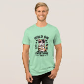 ちょっと考え過ぎさせてくれ トライブレンドTシャツ (正面全面)