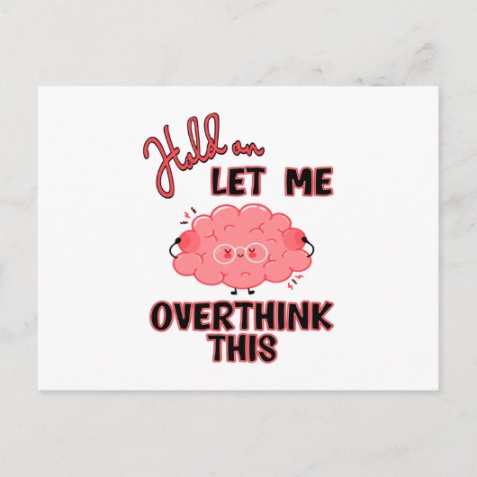 ちょっと考え過ぎさせてくれ ポストカード (正面)