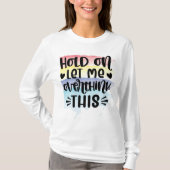 ちょっと考え過ぎさせてくれ Tシャツ (正面)