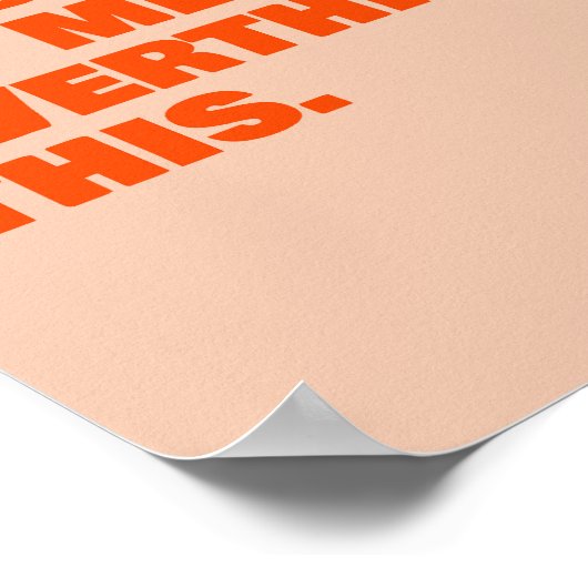 ちょっと考え過ぎよ ポスター (角)