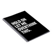 ちょっと考え過考えぎよ ノートブック (右側)