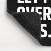 ちょっと考え過考えぎよ マウスパッド (コーナー)