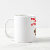 ちょっと自由主義者はこの中指を再分配します コーヒーマグカップ (左)