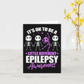 ちょっと違うのは気にしないてんかん啓発 カード (黄色い花)