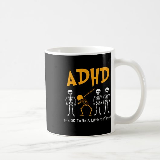 ちょっと違っていてもいい ADHD認知 スケート コーヒーマグカップ (右)