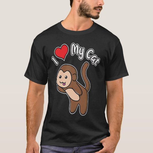 ちょっと間違って猫が好き Tシャツ (正面)