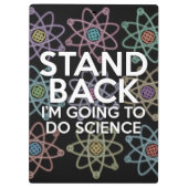 ちょっと離れてください、科学をするから クリップボード (裏面)