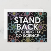 ちょっと離れて、科学するからね ポストカード (正面/裏面)