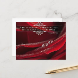 「ちょっと香り」感動的引用文 ポストカード