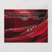 「ちょっと香り」感動的引用文 ポストカード (正面)