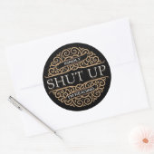 ちょっと黙っててよ読う ラウンドシール (封筒)