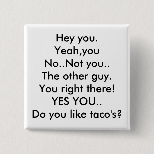 ちょっと。ええ、youNo。ない。他の人。… 缶バッジ (正面)