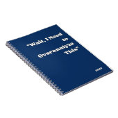 「ちょっと、この分析を過大分析する必要がある」ノートブック ノートブック (右側)