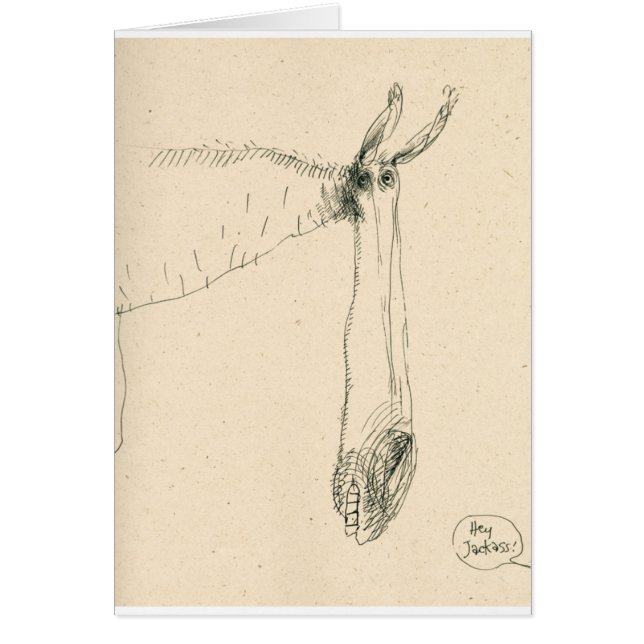 ちょっと、ろばカード (正面)