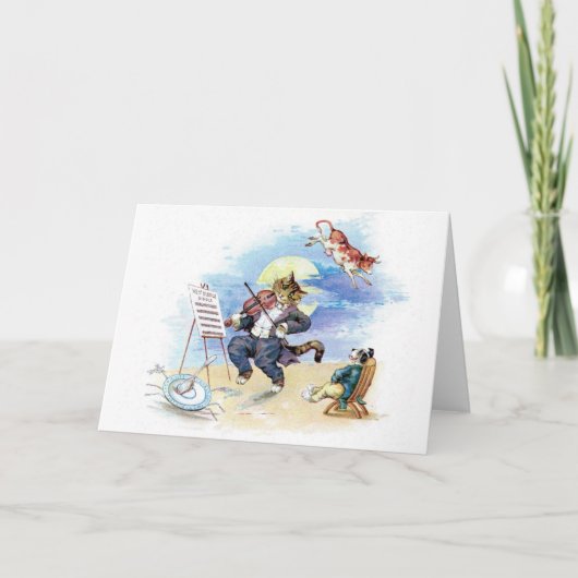 ちょっと、場面、挨拶状を騙して下さい、騙して下さい カード (正面)