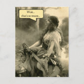 「ちょっと…月が無い」四番目の人が一緒に ポストカード (正面)