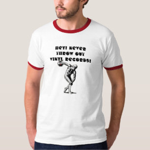 ちょっと! 決してレコードを投げ出さないで下さい! Tシャツ