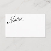 ちょっと! 私はここに運転しています! 名刺 (裏面)