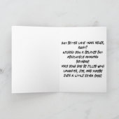 ちょっと…臭い！また忘れお前の誕生日だ！ カード (内部)