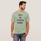 ちょっと、ImここのVloggin! ワイシャツ Tシャツ (正面フル)