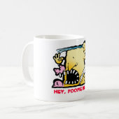 ちょっと、Poopieの頭部! コーヒーマグカップ (正面左)
