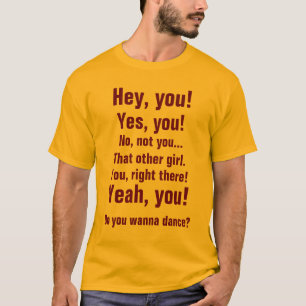 ちょっと、! 、Yes、! 、ではなくいいえ Tシャツ