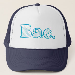 ちょっとBae。 ガールフレンドのボーイフレンドの俗語 キャップ