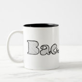 ちょっとBae。 ガールフレンドのボーイフレンドの俗語 ツートーンマグカップ (左)